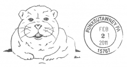 Groundhog Day postmark